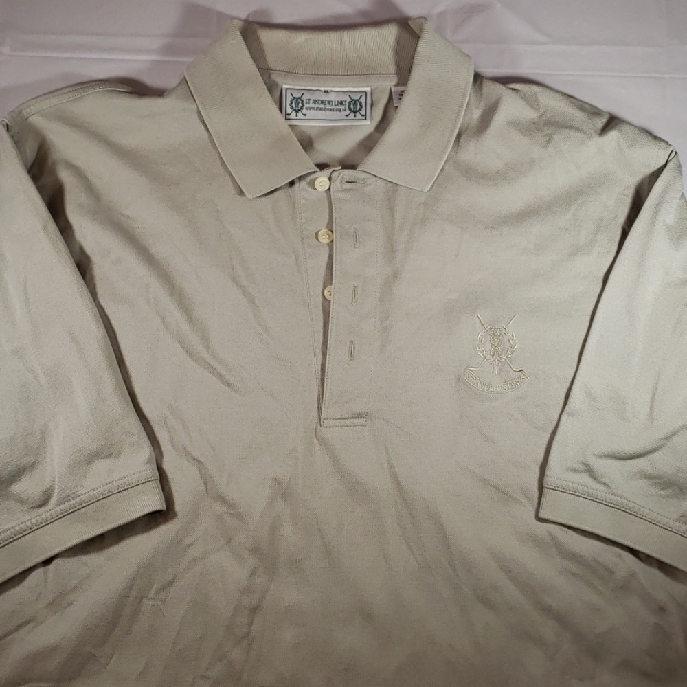 St Andrews Links polo golf shirt XL